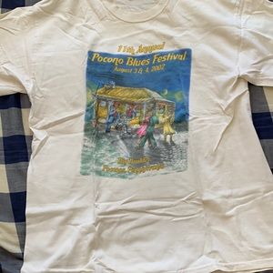 Vintage Pocono  Blues fest tshirt
